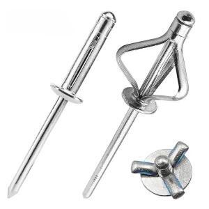 50개 알루미늄 삼중 접이식 블라인드 리벳 자동차 팝 구조용 분산형 벌브