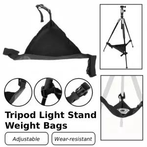 삼각대 헤비 듀티 스톤 백 사진 라이트 스탠드 퀵 릴리스 버클이있는 밸런스 샌드백 사진 스튜디오 액세서