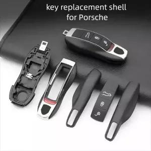 호환  포르쉐 카이엔 마칸 터 718 파나메라 911용 자동차 키 케이스 하우징 교체 리모컨 키 수리
