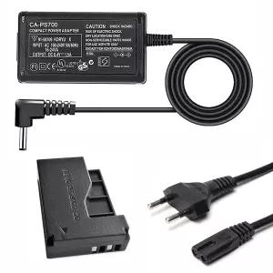 호환  ACK-E15 DR-E15 DC 커플러 LP-E12 EOS 100D Rebel SL1 Kiss X7 PowerShot SX70 HS 용 더미 배터리 AC