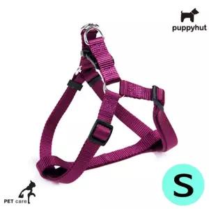 강아지 하네스 S 10mm 퍼플 이름표 개줄 강아지 개줄 이름표 애견용품