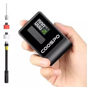 타이어공기주입기 펌프 COOSPO 미니 전기 공기 휴대용 디지털 팽창기 120PSI 500mAh MTB 도로 자전거 Schra