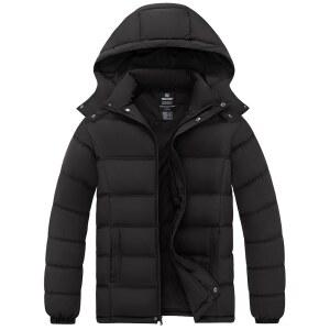 원트도 남성 패딩 따뜻한 방수 겨울 코트 후드 파카 재킷 정규 및 빅 사이즈