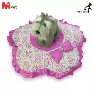 퍼플 국화 프린트 매트리스 엠펫 플라워 강아지 하우스 방석 쿠션 애견용품