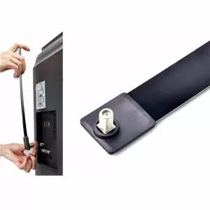 UHD안테나 TV 실내 지상파 수신기 HDTV 스틱 디지털 안테나 도랑 케이블 HD