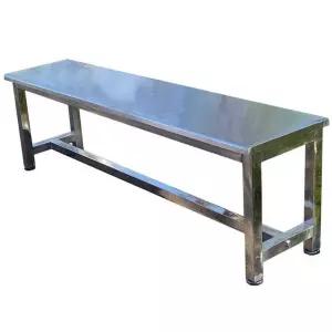 야외 스텐 스틸 긴벤치 평벤치의자 펜션 공원 병원