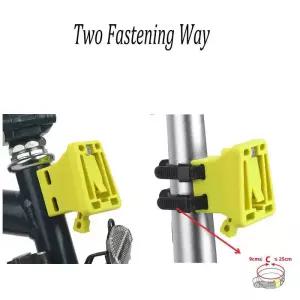 자전거리어랙 짐받이 짐칸 거치대 Rhinowalk 접이식 자전거용 프론트 캐리어 핸들바 가방 어댑터 전기 자전