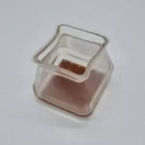 투명의자캡 사각 의자다리커버 투명 중 의자발캡 실리콘 4p