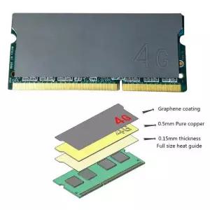 노트북쿨링팬 쿨러 구리 노트북 게임 메모리 방열판 쿨링 조끼 라디에이터 RAM DDR4 ECC