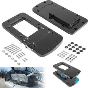 모터가이드 Xi3 트롤링 8M0092064 시리즈 퀵 릴리즈 마운팅 브래킷 키트 알루미늄 블랙