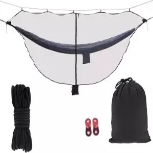캠핑 해먹용 모기장 컴팩트 경량 네팅 12피트 길이 양면 지퍼 포함 모든 적합합니다