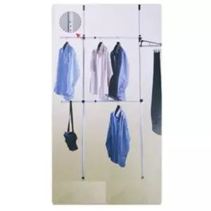 [생활] 행거 2단 폴행거 옷장 선반 옷정리 드레스룸 스탠드