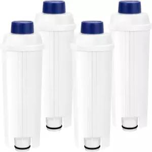 델롱기 커피 머신과 호환되는 4팩 DLSC002 워터 필터 교체 데롱기 ECAM 에삼 ETAM BCO EC 시리즈용 활성탄