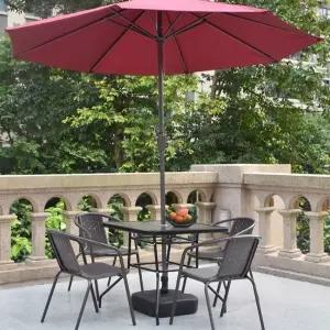 야외 파라솔테이블 테라스 편의점 4인 카페 정원 의자 테이블 벤치