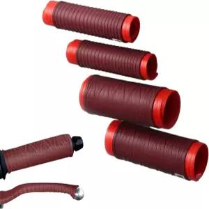 범용 실리콘 핸들바 브레이크 레버 그립 커버 랩이 있는 미끄럼 방지 랩어라운드 모터사이클 인체공학적