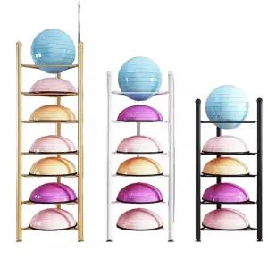 보수볼 정리함 거치대 짐볼 5단 진열대 블랙 선반 정리대