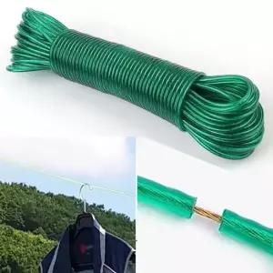 옥상빨래줄 코팅 와이어 빨래줄 옥상 실내 캠핑용 여행용 20M