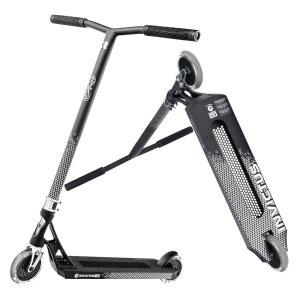 루트 인더스트리 인빅터스 컴플리트 프로 스쿠터 u2013 120mm 하니코어 휠, 크로몰라이트 바, HIC 압축 및 컷아웃 데크