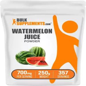 BulkSupplements.com 수박 주스 파우더 - 과일 수분 보충제 1회 제공량당 700mg 250g 8.8온스 1팩