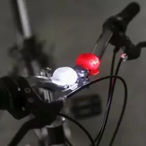 2p 실리콘 자전거 안전등 led 전조등