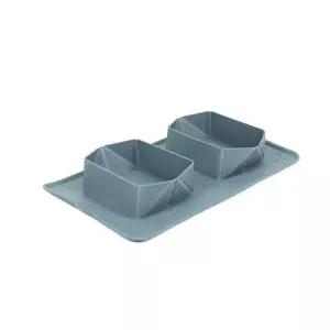 강아지 접이식 식기 매트 그레이 1P 애견 캠핑 그릇