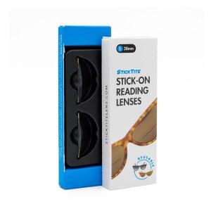 스틱타이트 렌즈 소형 28mm 스틱온 이중 초점 렌즈, 선글라스를 확대된 판독 안경으로 변환합니다