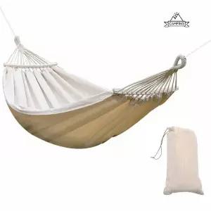 [RIZPICK]TBZ 와이드형 캠핑 캔버스 해먹 풀세트 그물해먹 캠핑해먹
