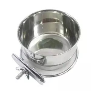 강아지 철장걸이 스텐 식기 5oz 1P 애견 급식 급수기 고양이밥그릇