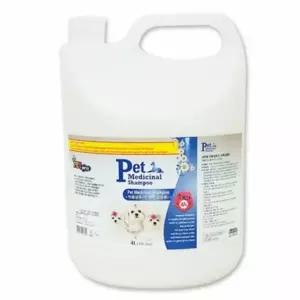 강아지 펫퍼스 대용량 약용 샴푸 4L 애견 미용 목욕 반려견미용샴푸