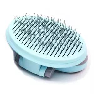 핸드브러쉬 셀프원터치 슬리커브러쉬 스마트 블루