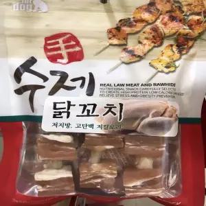 펫스토리 반려견 도그 애완견 수제 닭꼬치 사료 90g