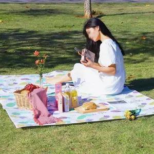 나오유 캠핑 돗자리 대형 방수 피크닉매트 파인애플 1P