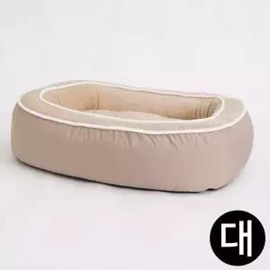 [RIZPICK]레드퍼피 대형 쿠션 올리비아 강아지쿠션 베이지