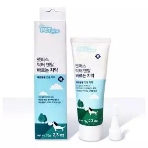 [RIZPICK]70g 치약 펫퍼스 강아지 바르는 닥터덴탈