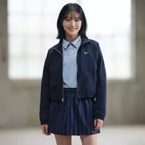 [나이키]우먼 우븐 오버사이즈 리펠 UV 프로텍션 바람막이 자켓 HJ1000-410 747358