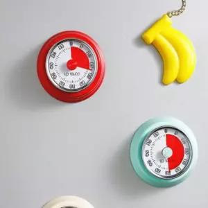 벽부착 아날로그 원형 공부 주방 시계 쿠킹 타이머