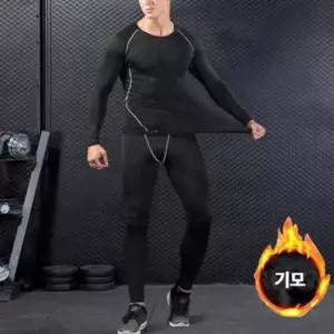 헬스복 기모트레이닝세트 헬스 이너웨어 짐 스포츠웨어