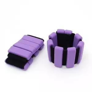 헬스 손발목 중량밴드 250gX2개 퍼플 중량밴드 모래주머니 손목중량밴드