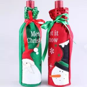 와인 커버 선물 포장 데코 주머니 크리스마스 파티 와인커버 선물포장