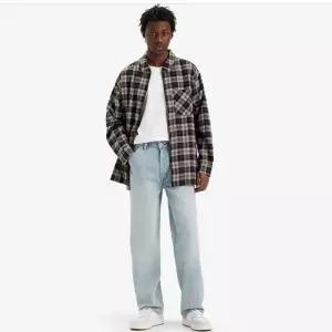 리바이스 남성 실버탭 배기 카펜터 와이드 배기청바지 연청 A7489-0000 154737