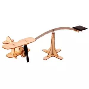 DIY 나무 모형 조립 키트 태양광 모빌 복엽기 TM101