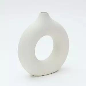 도자기 인테리어 꽃병 베이지 오브제 화병 도자기화병 인테리어화병