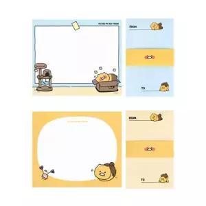 카카오프렌즈 춘식이 미니 편지지 (2종 택1)