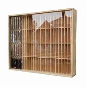 거실 앨범정리대 카세트진열장 LP 음반수납장 CD DVD 보관함