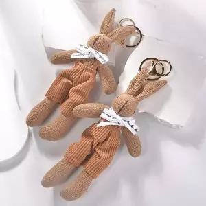 [알티피아]여학생 초등학교 봉제 토끼인형 열쇠 가방키링