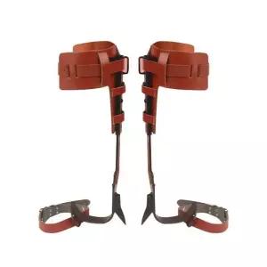 등반 승족기 나무타기 버클형 클라이밍 안전벨트 소가죽 등목기 미끄럼방지 그립