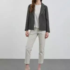 [올리비아로렌] DP01 뒷 스트링 박시 마 쟈켓 VOCFU4M4111_P392005300