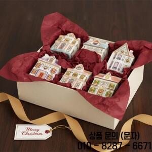 크리스마스 홀리데이 빌리지 스파이스 하우스 세트 PVC 계절 장식품 시나몬 슈가 주방 수납 테이블