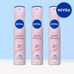 [니베아] 데오드란트 스프레이 펄 뷰티 200ml 3개