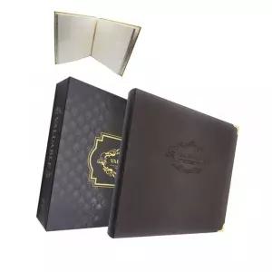 고급 가죽앨범 50매 사진정리함 성장앨범